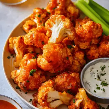 Air Fryer Buffalo Cauliflower