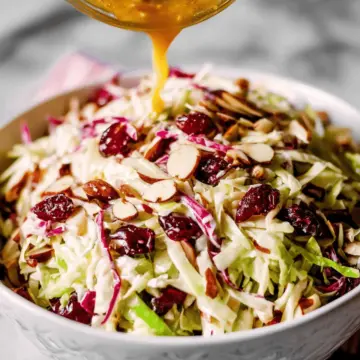 Cranberry Almond Thanksgiving Slaw Recipe