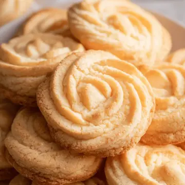 3 Ingredient Butter Cookies