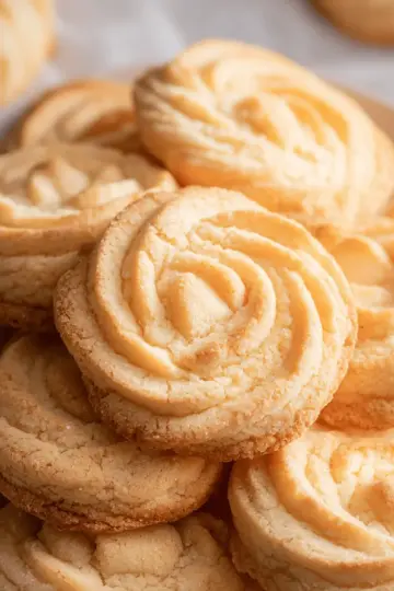 3 Ingredient Butter Cookies