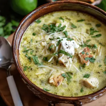 Creamy Green Enchiladas Chicken Soup