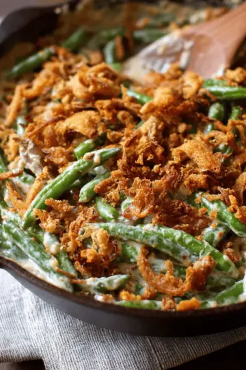 Creamy Green Bean Casserole from Scratch