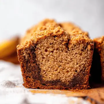 Whole Wheat Cinnamon Crunch Banana Bread
