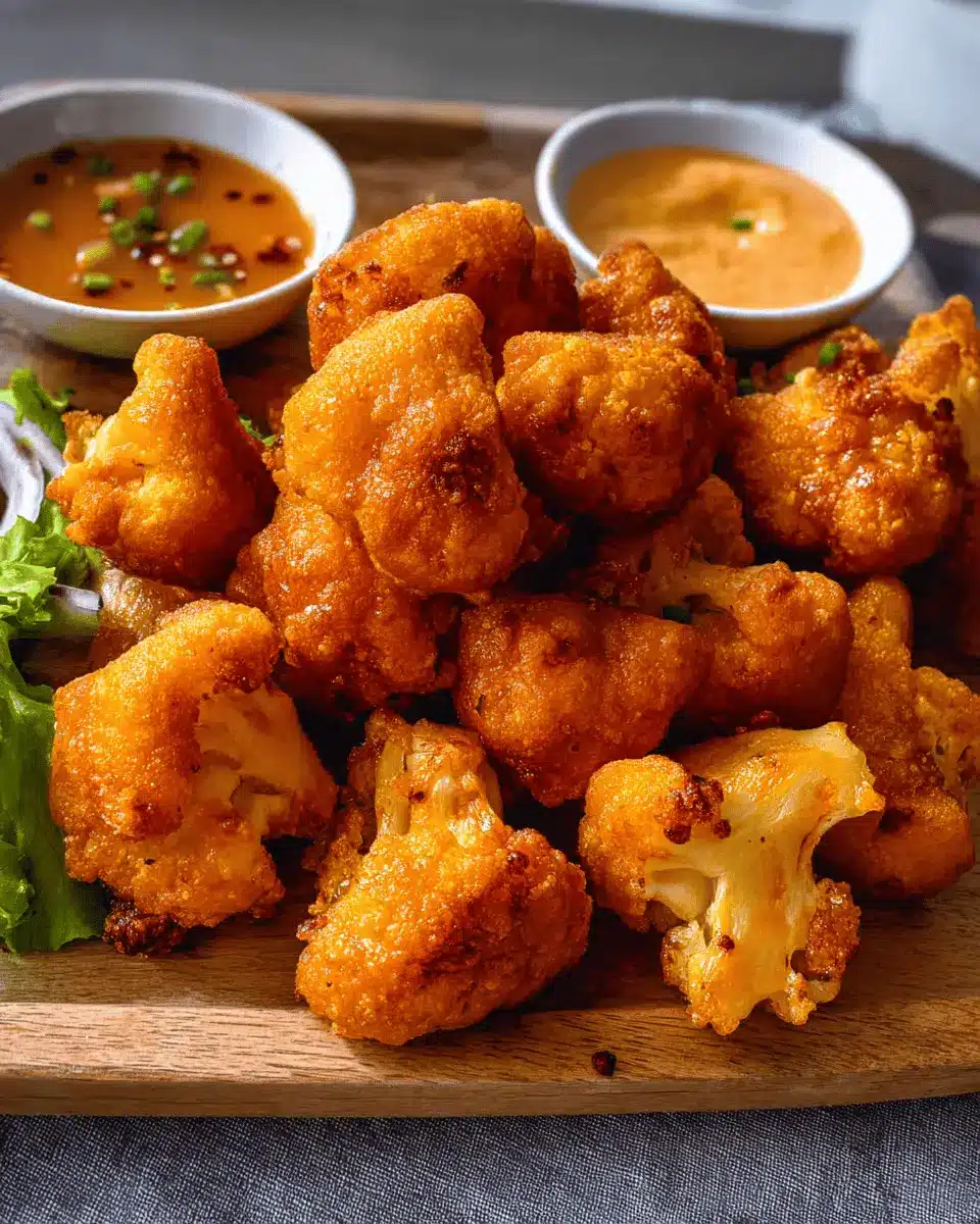 crispy fried cauliflower
