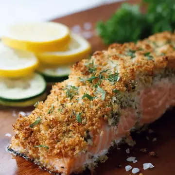 Panko-Crusted Baked Salmon