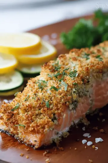 Panko-Crusted Baked Salmon