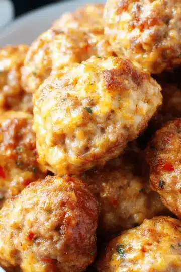 Rotel Cream Cheese Sausage Balls