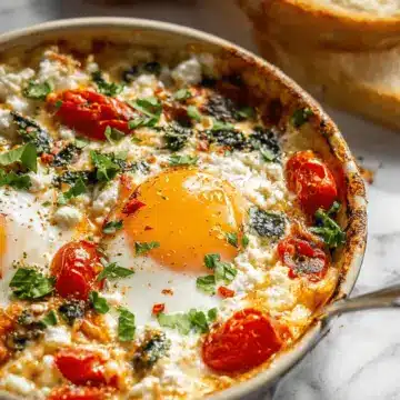 Baked Feta Eggs Recipe