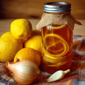 Amish Cough Syrup Recipe With Honey, Lemon and Onion