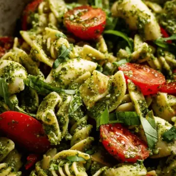 Pesto pasta salad