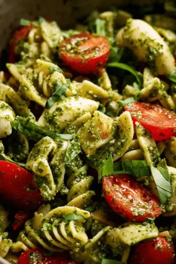Pesto pasta salad