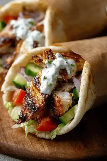 Greek Chicken Gyros recipe