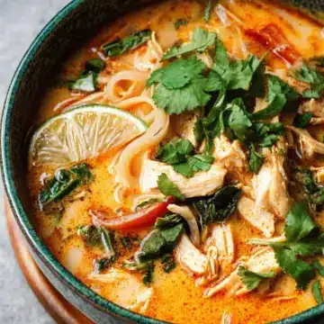 Easy Thai Chicken Curry Soup