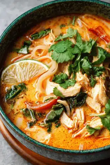Easy Thai Chicken Curry Soup