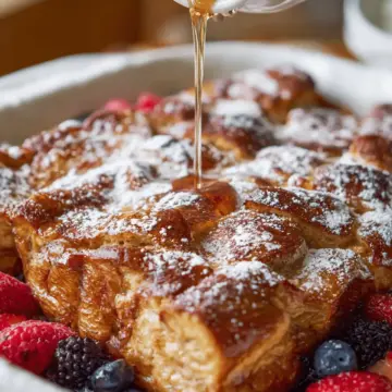 Croissant French Toast Casserole