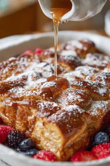Croissant French Toast Casserole