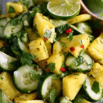 Pineapple Cucumber Salad