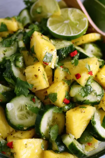 Pineapple Cucumber Salad