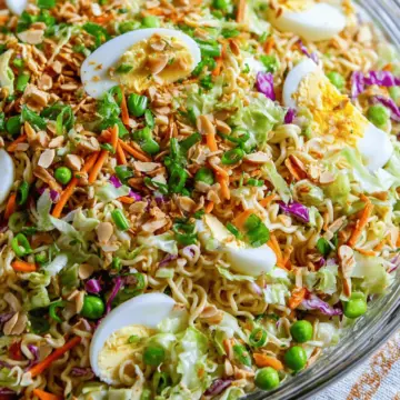 The BEST Ramen Noodle Salad
