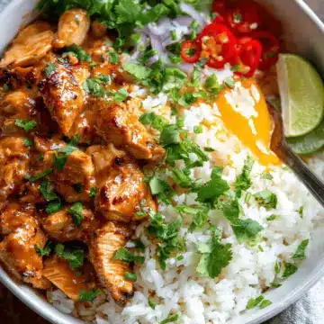 Coconut Chicken Rice Bowl
