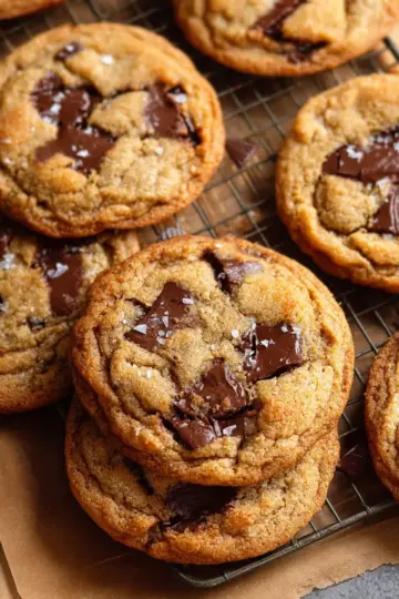 The BEST Chewy Brown Butter Chocolate Chip Cookies