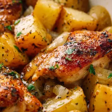 Garlic Butter Chicken and Potatoes