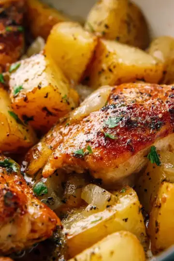 Garlic Butter Chicken and Potatoes