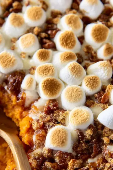 Sweet Potato Casserole With Marshmallows