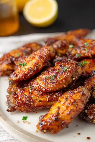 Honey Lemon Pepper Wings