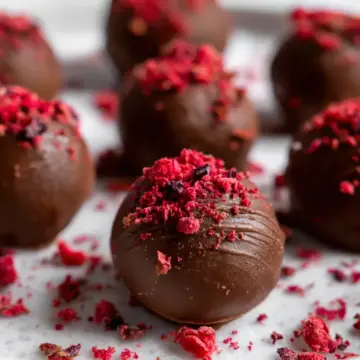 Raspberry Chocolate Truffles