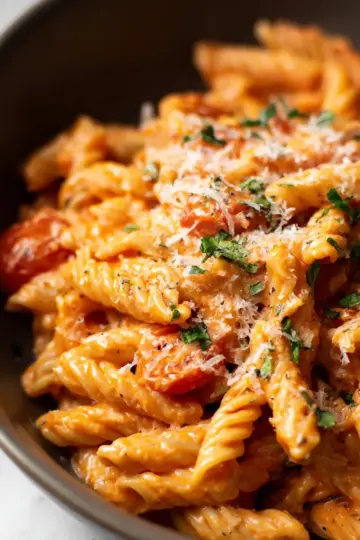 Super Easy Creamy Tomato Pasta