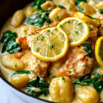 Lemon Chicken Gnocchi
