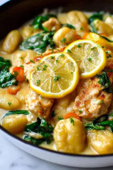 Lemon Chicken Gnocchi