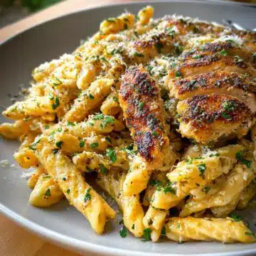 Garlic Parmesan Chicken and Pasta