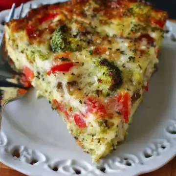 Crustless Vegetable Quiche
