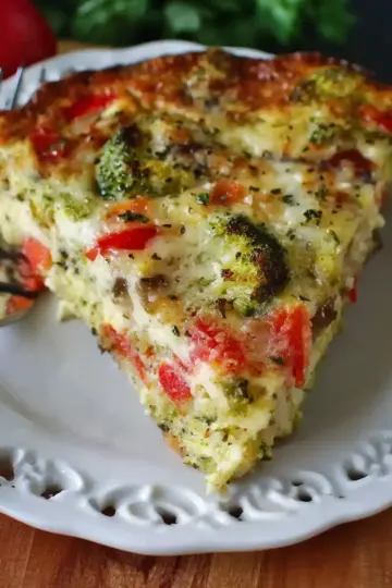 Crustless Vegetable Quiche