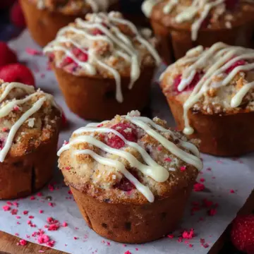White Chocolate and Raspberry Muffins