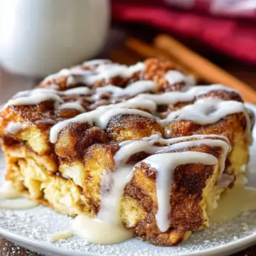 Cinnamon Roll French Toast Casserole