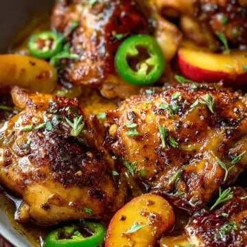 Jalapeno Peach Chicken