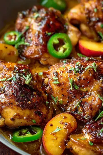 Jalapeno Peach Chicken