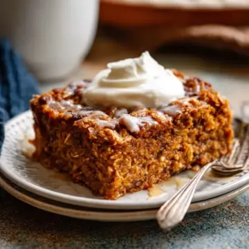 Pumpkin Pie Baked Oatmeal