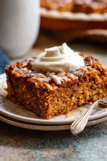 Pumpkin Pie Baked Oatmeal