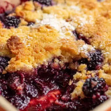 Easy Blackberry Cobbler