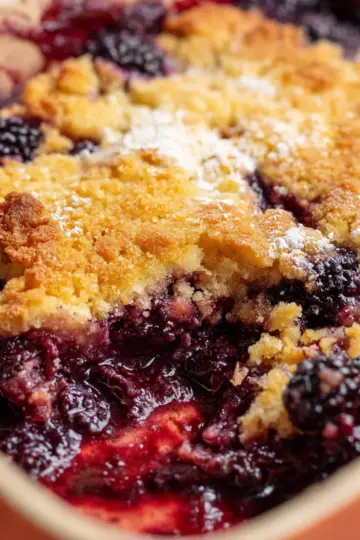 Easy Blackberry Cobbler
