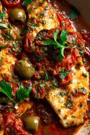 Fish Puttanesca