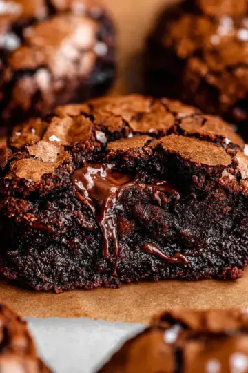 The BEST Fudgy Chewy Brookies
