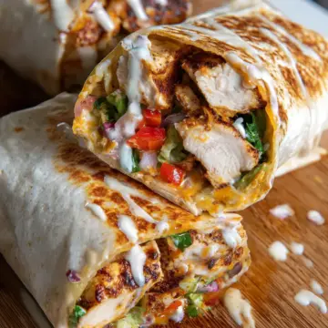 Chipotle Ranch Grilled Chicken Burrito