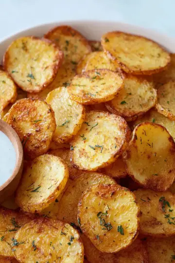 Air Fryer Sliced Potatoes