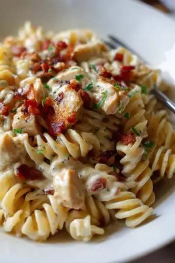 Chicken Bacon Ranch Pasta
