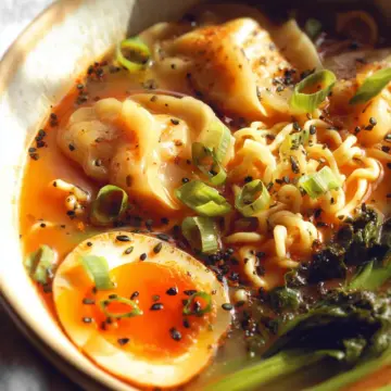 Dumpling Ramen Soup